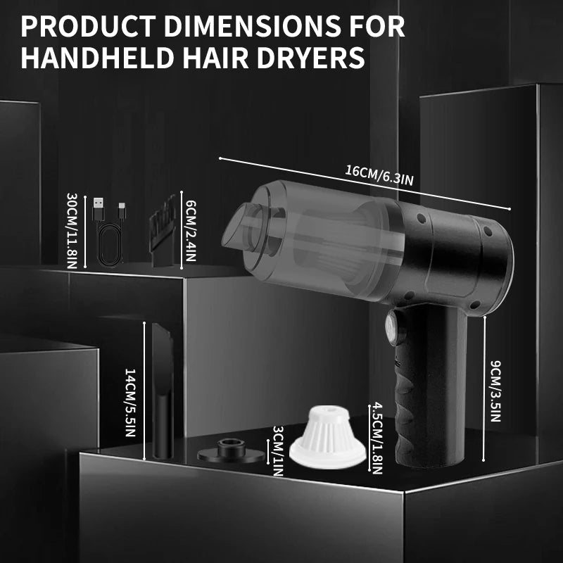 Cordless Handheld Car Vacuum Cleaner – 15000PA Powerful Suction, Easy to Store in Car
