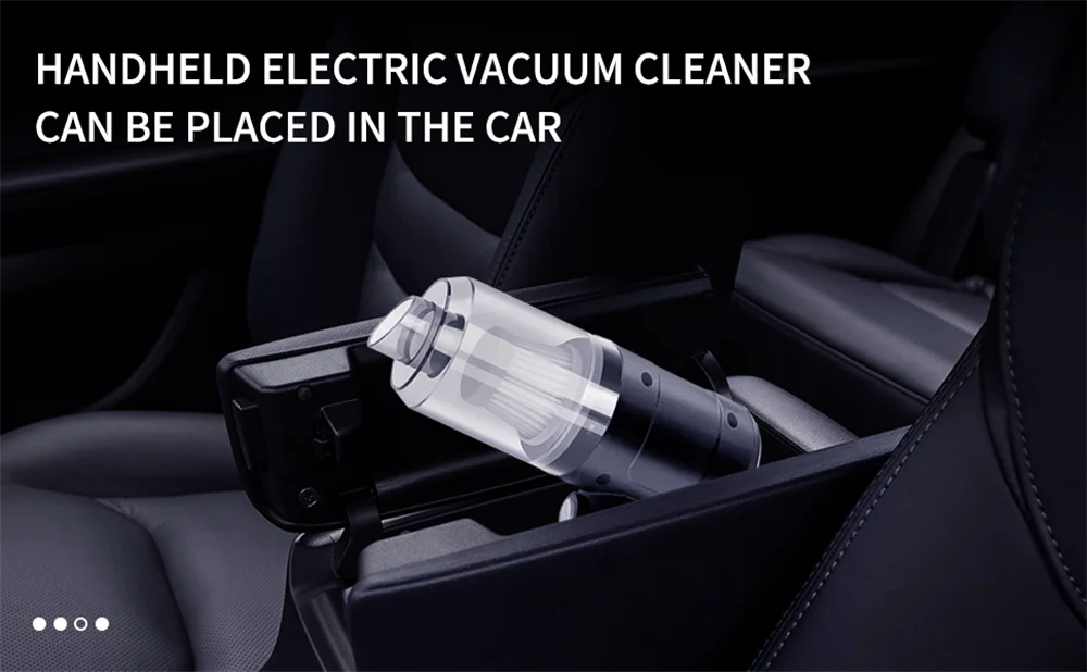 Cordless Handheld Car Vacuum Cleaner – 15000PA Powerful Suction, Easy to Store in Car