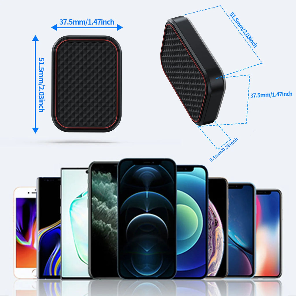 Strong Magnetic Car Phone Holder - Flat Dashboard Mount with Powerful Magnets