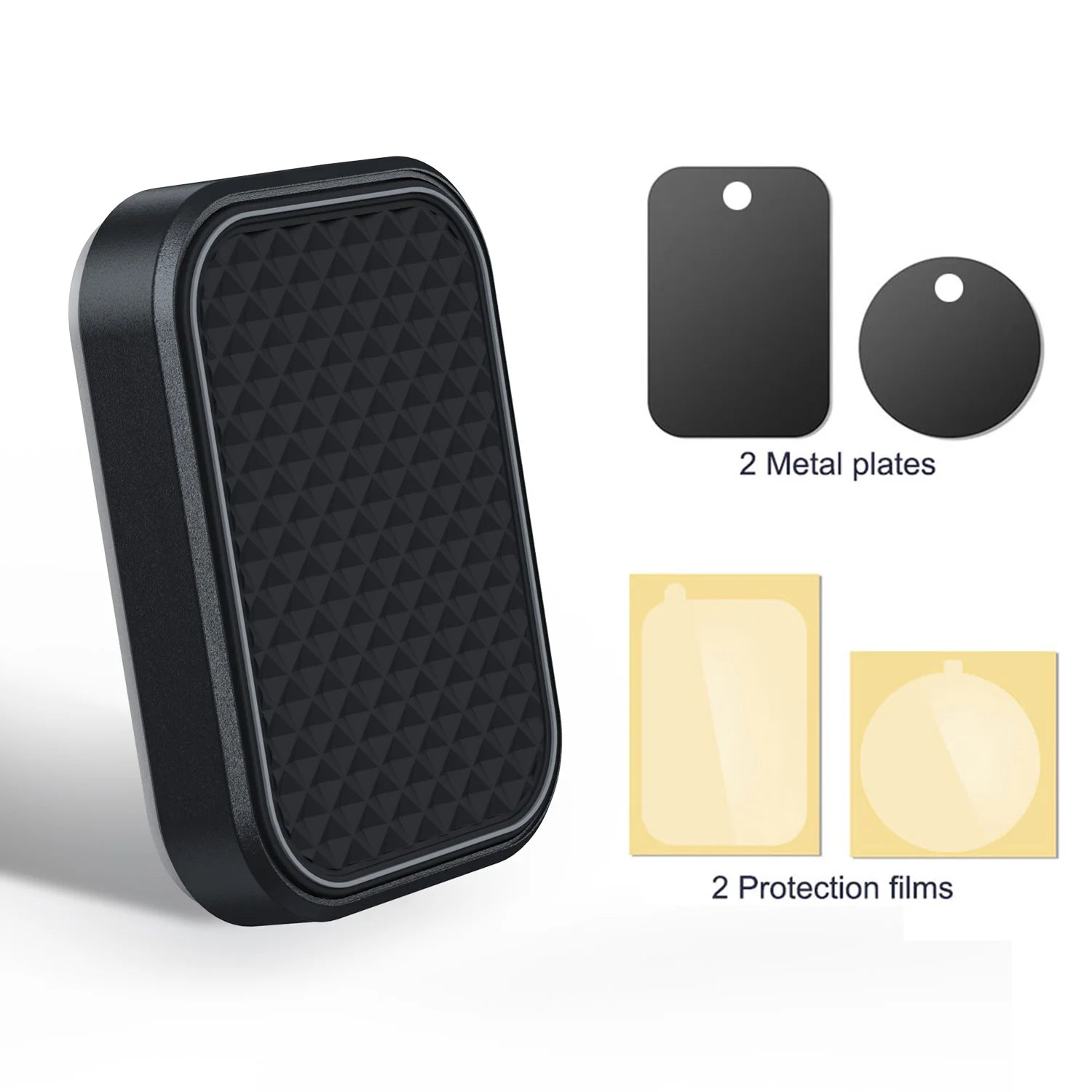 Strong Magnetic Car Phone Holder - Flat Dashboard Mount with Powerful Magnets