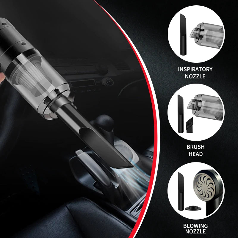 Cordless Handheld Car Vacuum Cleaner – 15000PA Powerful Suction, Easy to Store in Car