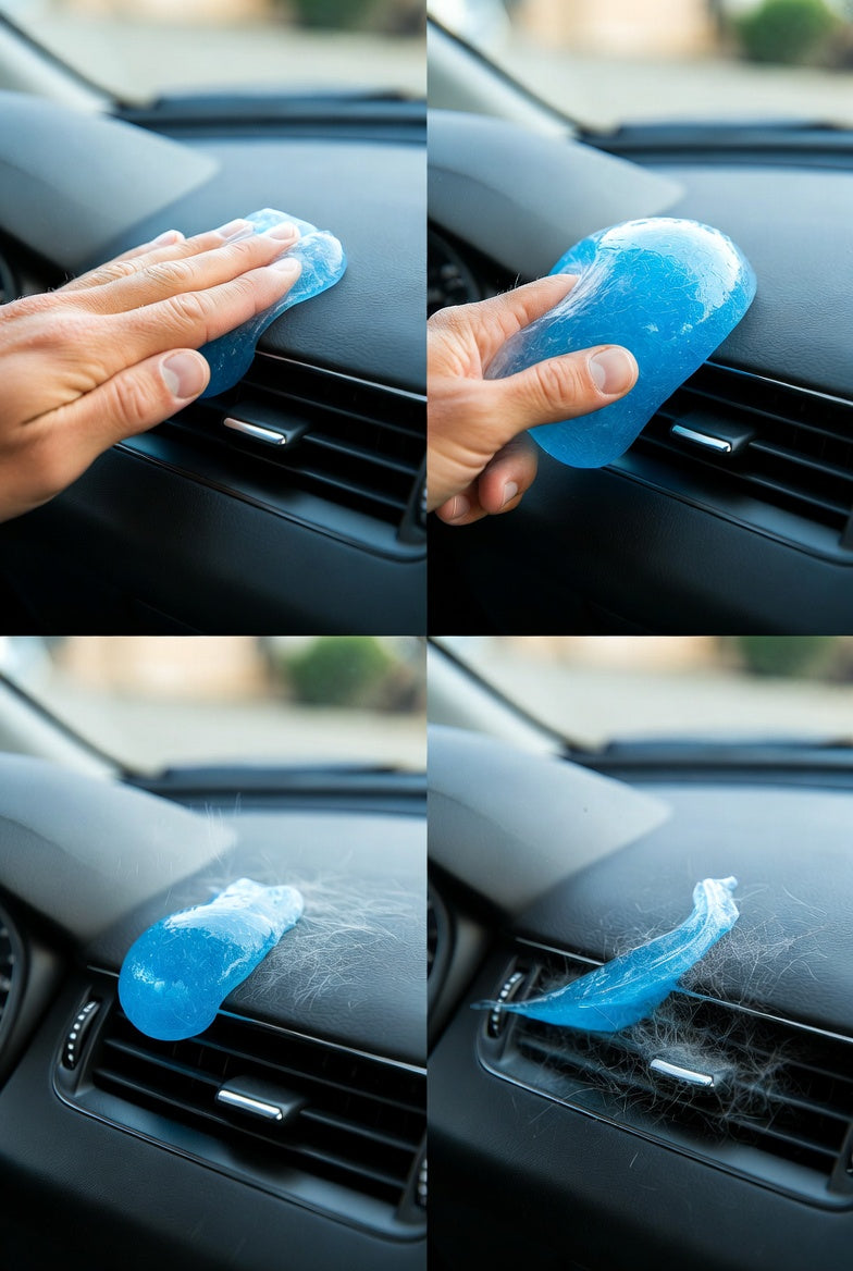 Car Cleaning Gel Slime – Reusable Dust Remover for Vents & Dashboard